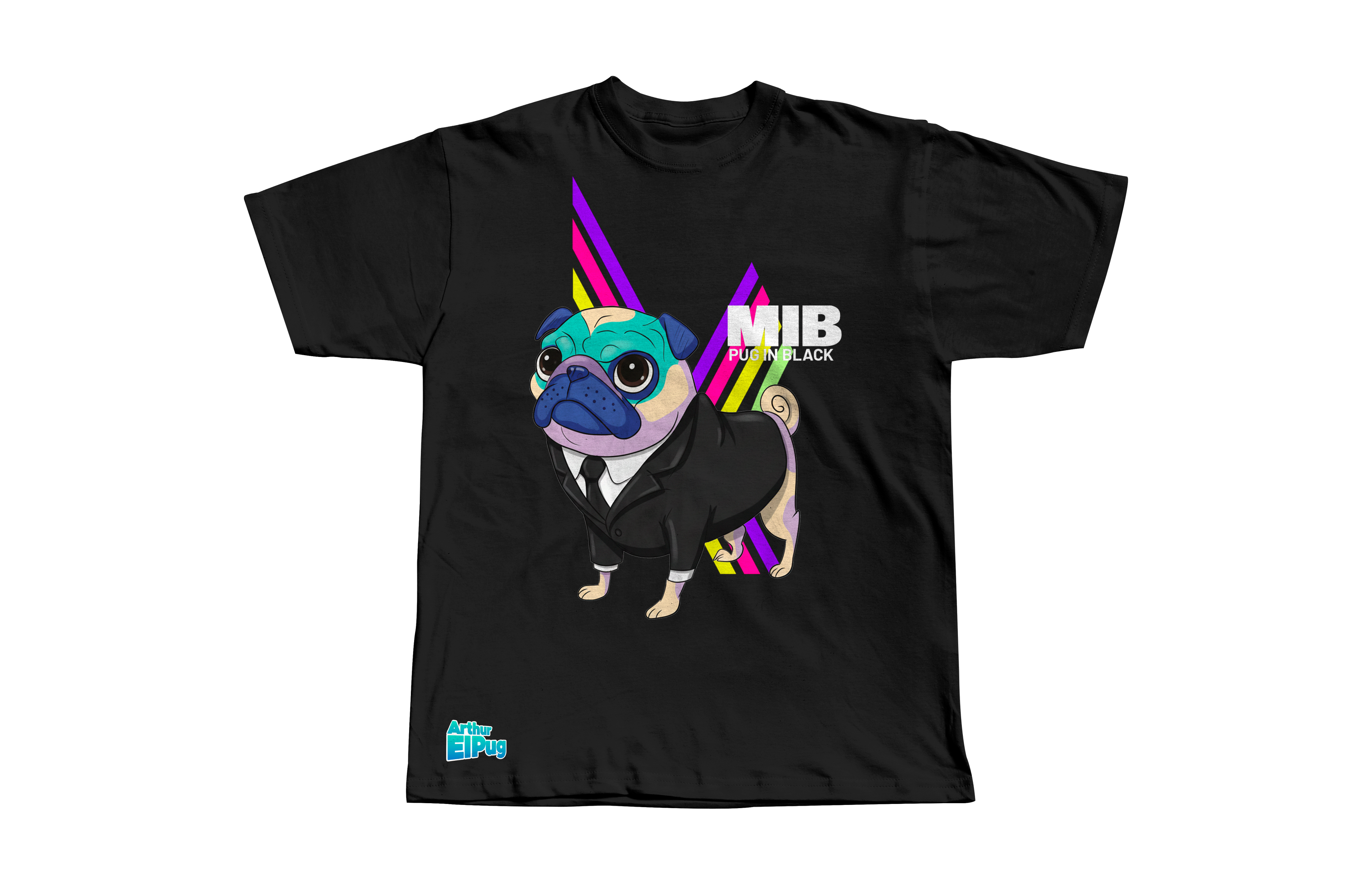 Arthur | Pug in Black